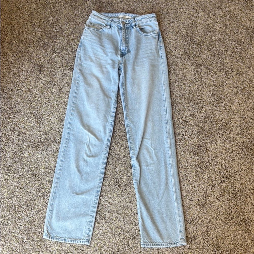 PacSun Blue Straight Leg Jeans 90’s Boyfriend Size 23